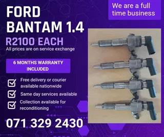Ford Bantam 1.4 Diesel Injectors For Sale With Warranty