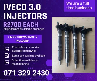 Iveco 3.0 Injectors For Sale With Warranty