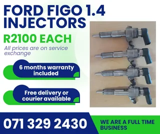 Ford Figo 1.4 Diesel Injectors For Sale With Warranty