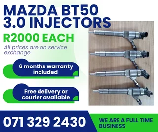 Mazda Bt50 3.0 Diesel Injectors For Sale With Warranty