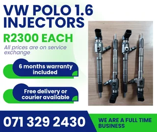 Vw Polo 1.6 Diesel Injectors For Sale With Warranty