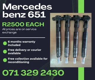 Mercedes Benz Vito 651 Injectors For Sale With Warranty