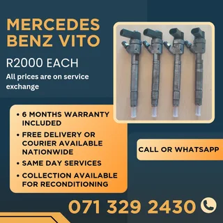 Mercedes Benz Vito Diesel Injectors For Sale With Warranty