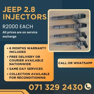 Jeep 2.8 Diesel Injectors For Sale With Warranty