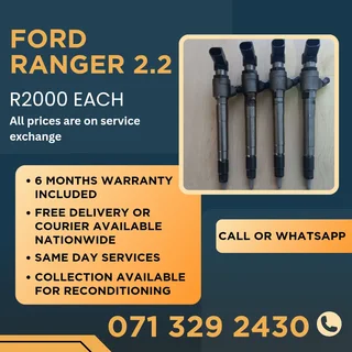 Ford Ranger 2,2 Injectors For Sale With Warranty