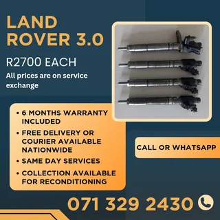 Land Rover 3.0 Diesel Injectors For Sale With Warranty