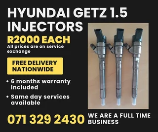 Hyundai Getz 1.5 Diesel Injectors For Sale With Warranty