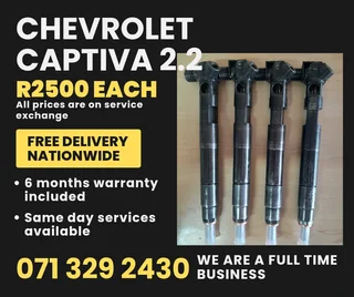 Chevrolet Captiva 2.2 Injectors For Sale With Warranty
