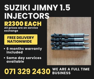 Suzuki Jimny 1.5 Injectors For Sale With Warranty On