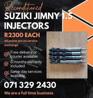 Suziki Jimny 1.5 Injectors For Sale With Warranty On