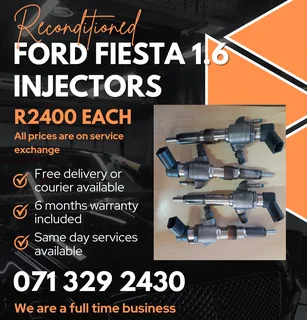 Ford Fiesta 1.6 Injectors For Sale With Warranty
