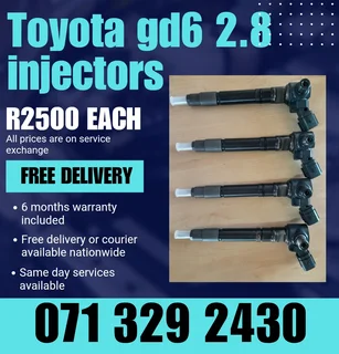 Toyota Gd6 2.8 Injectors For Sale With Warranty