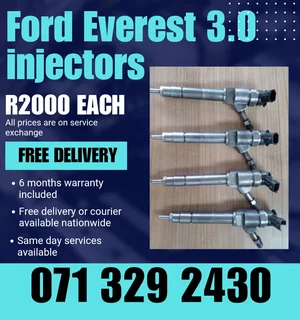 Ford Everest 3.0 Diesel Injectors For Sale With Warranty