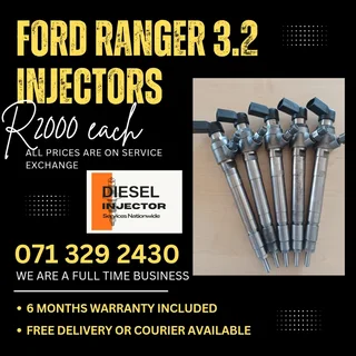Ford Ranger 3.2 Injectors For Sale With Warranty On