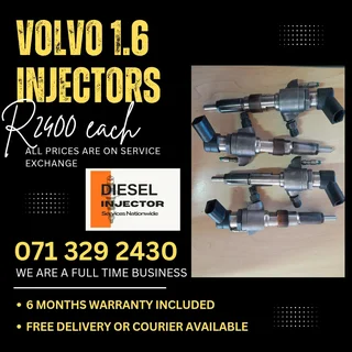 Volvo 1.6 Injectors For Sale With Warranty On