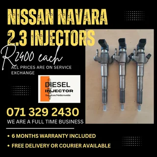 Nissan Navara 2.3 Diesel Injectors For Sale With Warranty