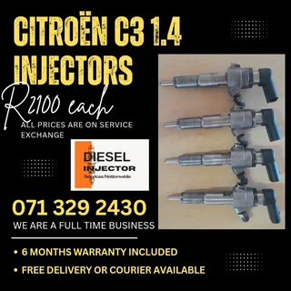 Citroën C3 1.4 Diesel Injectors For Sale With Warranty