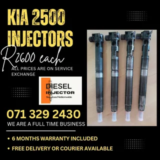Kia 2500 Injectors For Sale With Warranty On