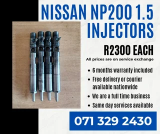 Nissan Np200 1.5 Diesel Injectors For Sale With Warranty