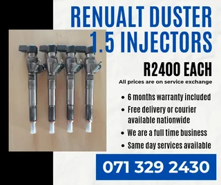 Renualt Duster 1.5 Diesel Injectors For Sale With Warranty