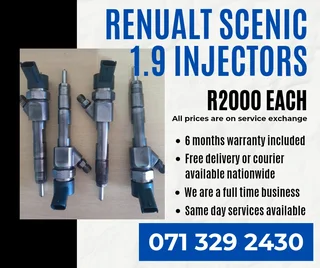 Renualt Scenic 1.9 Injectors For Sale With Warranty