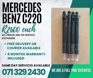 Mercedes Benz C220 Diesel Injectors For Sale With Warranty