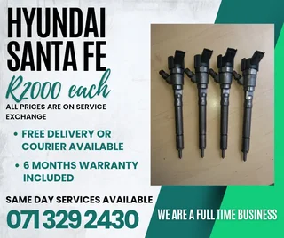 Hyundai Santa Fe Injectors For Sale With Warranty