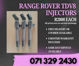 Range Rover Tdv8 Injectors For Sale With Warranty