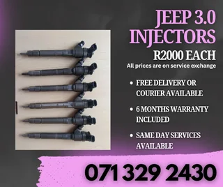 Jeep 3.0 Injectors For Sale With Warranty