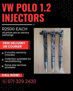 Vw Polo 1.2 Diesel Injectors For Sale With Warranty