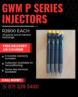 Gwm P Series 2.0 Injectors For Sale With Warranty On