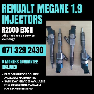Renualt Megane 1.9 Injectors For Sale With With Warranty