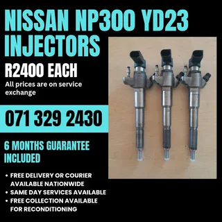 Nissan Np300 Yd23 Injectors For Sale With Warranty On