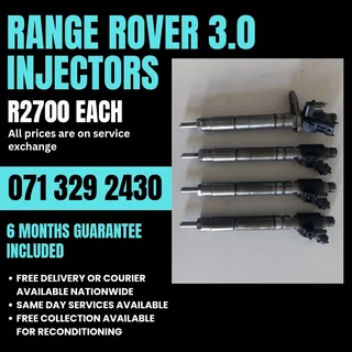 Range Rover 3.0 Injectors For Sale With Warranty