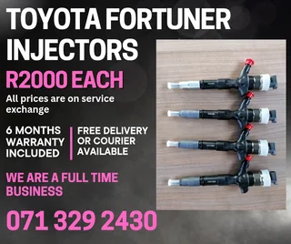 Toyota Fortuner Diesel Injectors For Sale With Warranty