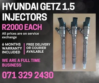 Hyundai Getz 1.5 Diesel Injectors For Sale With Warranty