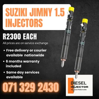 Suziki Jimny 1.5 Injectors For Sale With Warranty