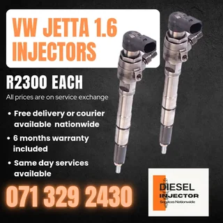 Vw Jetta 1.6 Diesel Injectors For Sale With Warranty