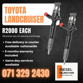Toyota Landcruiser Injectors For Sale With Warranty On