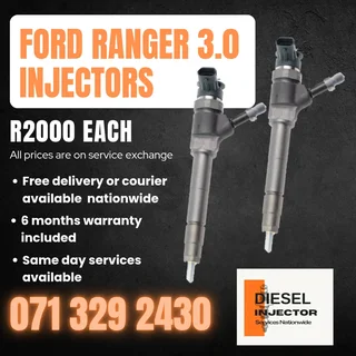 Ford Ranger 3.0 Diesel Injectors For Sale With Warranty