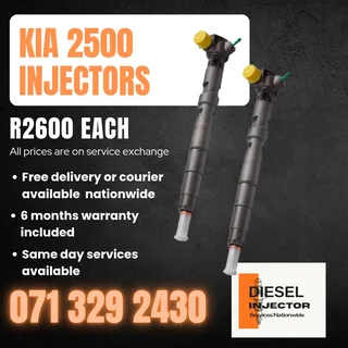 Kia 2500 Injectors For Sale With Warranty