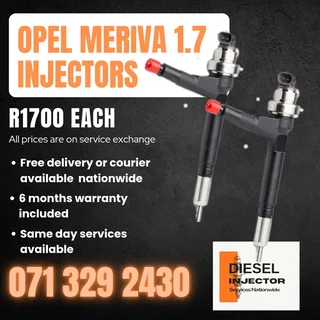 Opel Meriva 1.7 Injectors For Sale With Warranty