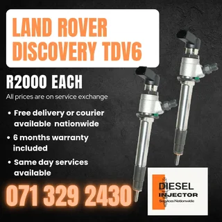 Land Rover Discovery Tdv6 2.7 Injectors For Sale With Warranty