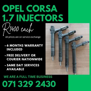 Opel Corsa 1.7 Injectors For Sale With Warranty