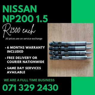 Nissan Np200 1.5 Diesel Injectors For Sale With Warranty