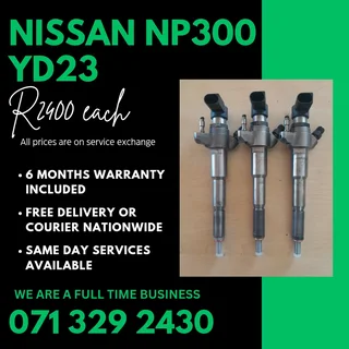 Nissan Np300 Yd23 Injectors For Sale With Warranty