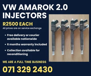 Vw Amarok 2.0 Diesel Injectors For Sale With Warranty