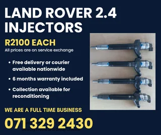 Land Rover 2.4 Diesel Injectors For Sale With Warranty