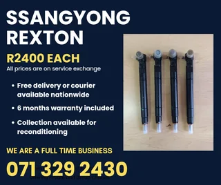 Ssangyong Rexton Diesel Injectors For Sale With Warranty
