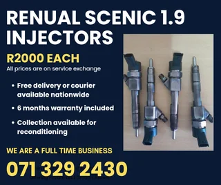 Renualt Scenic 1.9 Injectors For Sale With Warranty